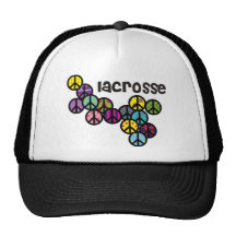 Lacrosse Peace Signs Filled Mesh Hats
