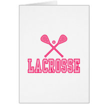 Lacrosse Pink Cards
