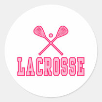 Lacrosse Pink stickers