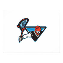 Lacrosse Player Crosse Stick Posters