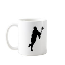 Lacrosse Player Coffee Mugs