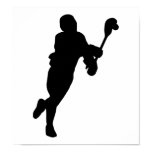 Lacrosse Player Print