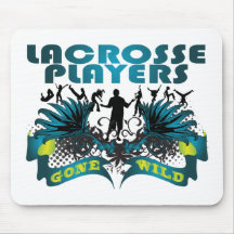Lacrosse Players Gone Wild Mouse Pads