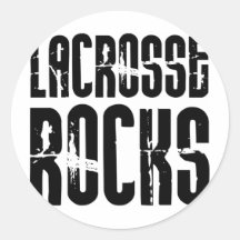 Lacrosse Rocks Sticker
