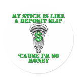 Lacrosse Smack Money Sticker
