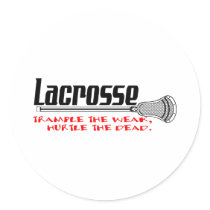 Lacrosse Smack Weak Sticker by yougotthat Lacrosse Smack Weak Sticker