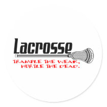 Lacrosse Smack Weak Sticker by yougotthat Lacrosse Smack Weak Sticker