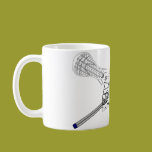 Lacrosse sticks with helmet mugs