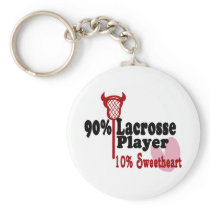 Lacrosse Sweetheart Key Chains