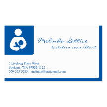 Lactation Consultant Business Card Template