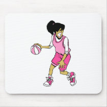 lacy basketball player mousepads by shopaholicchick lacy basketball player mousepads