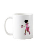 lacy basketball player coffee mug