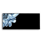 Lacy Black & Blue Bow Set Envelope