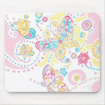 Lacy Butterflies Mousepad