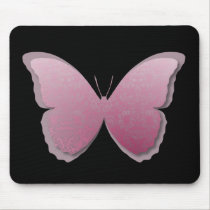 Lacy Butterfly (Mauve) mousepads