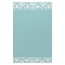 Lacy Damask Border Personalized Stationery