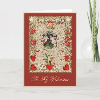 Lacy Design Victorian Valentine Greeting Cards