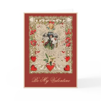 Lacy Design Victorian Valentine Greeting Cards