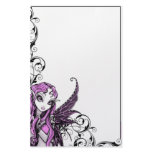 "Lacy" Gothic Pink Valentine Fairy Art Stationery