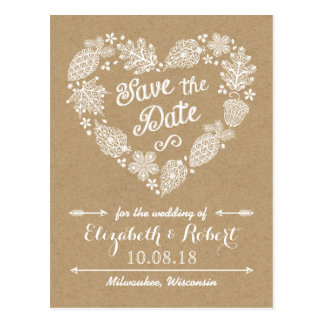 Rustic <br /> Save the Dates
