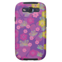 Lacy Lotus Purple Samsung Galaxy S3 Case