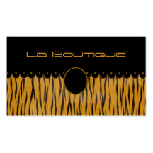 Lacy Tigress Business Card Templates