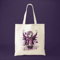 "Lacy" Valentine's Day Pink Heart Fairy Tote bags