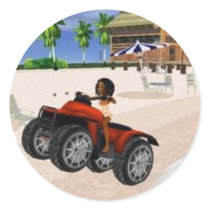 Ladbug riding stickers