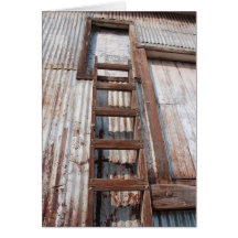 Ladder 1 greeting card