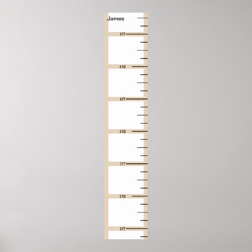 ladder-growth-chart-print-zazzle