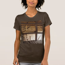 Ladder Loft & Rafters Old Barns Rural Photo t-shirts