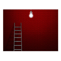 Ladder to Light Post Card