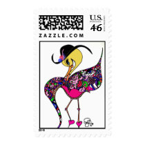Ladi Bebe Beaute Bird Sassy Stamp stamps