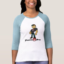Ladies 3/4 Sleeve Baseball Shirt