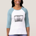 Ladies 3/4 Sleeve Raglan Fitted t-shirts by pizap_store Ladies 3/4 Sleeve Raglan Fitted t-shirts