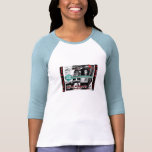 Ladies 3/4 Sleeve Raglan Fitted t-shirts by pizap_store Ladies 3/4 Sleeve Raglan Fitted t-shirts