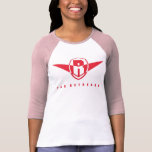 Ladies 3/4 Sleeve Raglan (Fitted)
Cute and comfortable, this classic baseball jersey has been cut just for women. Made from 100% super-soft ring-spun cotton by Bella. Includes side-seams and double-needle stitched sleeve and bottom hems for lasting quality. NOTE: Sizes run extremely small. Order 1 to 2 sizes larger than normal. Imported. Ladies 3/4 Sleeve Raglan (Fitted) Tshirts