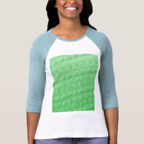 Ladies 3/4 Sleeve Raglan Fitted t-shirts