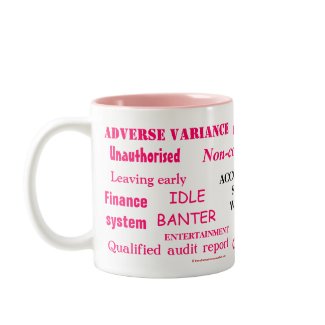 Ladies Accounting Swear Words mug