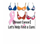Ladies Breast Cancer Awareness T-shirts for