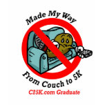 Ladies C25K Graduate's Micro Fiber Singlet t-shirts