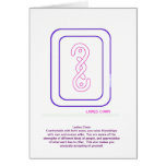 Ladies Chain Fortune Card in Purple & Magenta cards