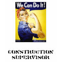 Ladies construction supervisor t-shirt by FalmouthPrints Ladies construction supervisor t-shirt