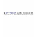 Ladies Copyright Is My Business t-shirts