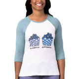 Ladies Cute Funny Blueberries Lovers Tee Shirt shirt