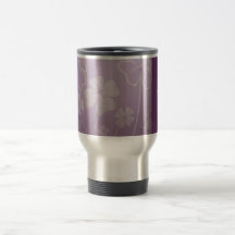 Ladies First! Lavender Retro Flowers Mugs Moms