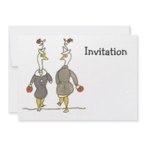 Ladies Geese Personalized Announcements