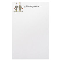 Ladies Geese Custom Stationery