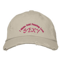 Ladies Gold Prospector Panning Met... - Customized embroidered hats by GoldProspectingShirt Ladies Gold Prospector Panning Met... - Customized embroidered hats
