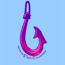 Ladies Hawaiian Fish Hook t-shirts